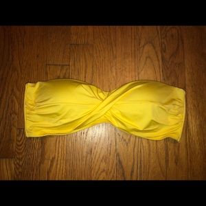 ⭐️ Mossimo Supply CO. Yellow Bandeau Bikini Top